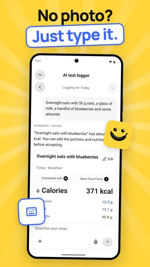 Store screenshot 5: AI text logging, Android