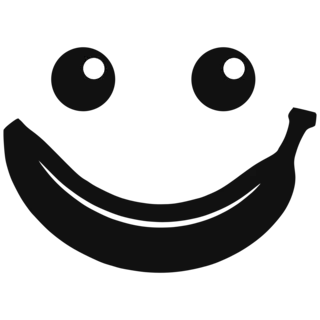 Logo: the banana smile without a background
